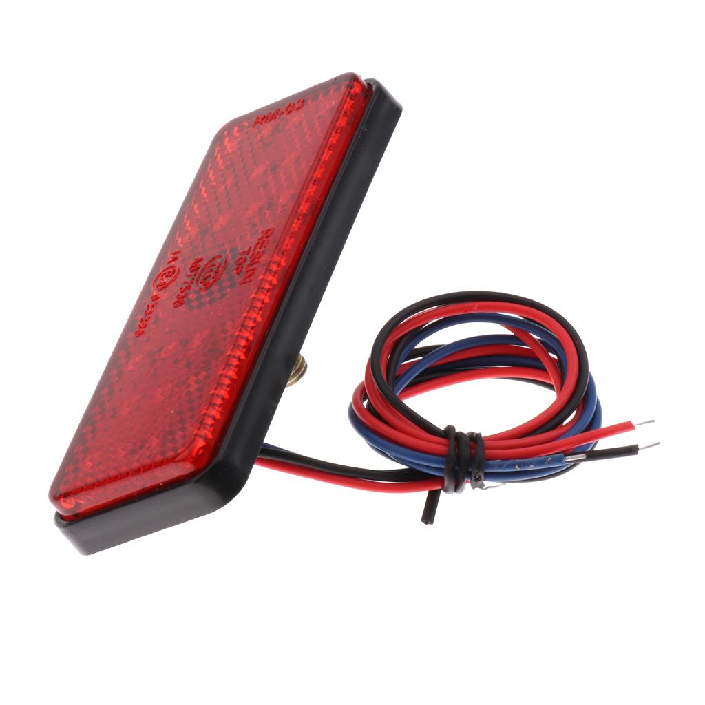 DC 12V 24 SMD LED Reflector Brake Light Turn Signal Warning Lamp For Car Motorcycle SUV RV