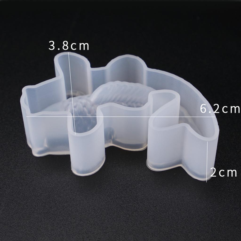 5x Koi Fish Silicone Jewelry Resin Making Epoxy Mold Casting Mould Crafts Tools DIY