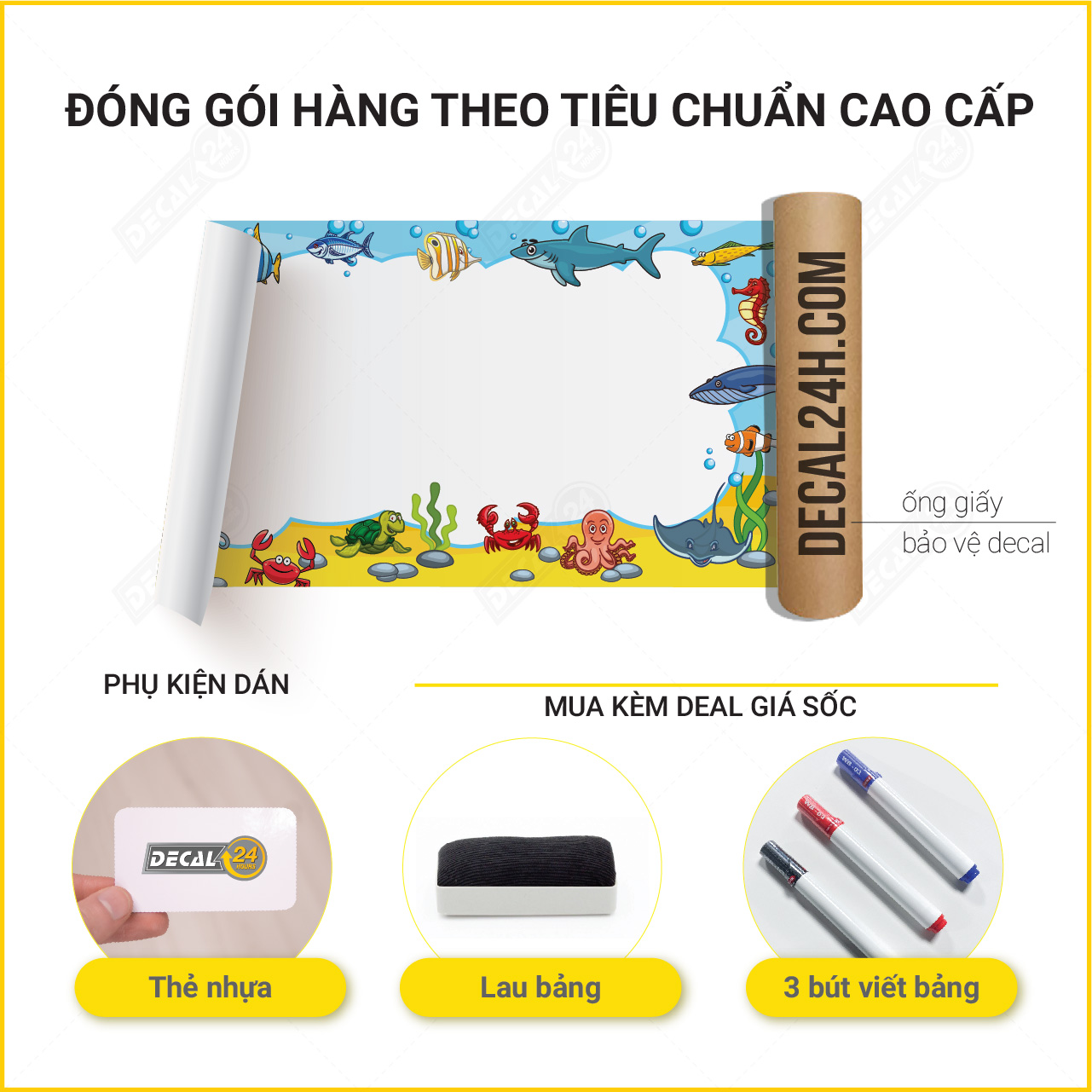 Decal Bảng Dán Bút Lông Cho Bé Thỏa Thức Sáng Tạo - Nhiều mẫu thiết kế đẹp, chất lượng và an toàn cho bé