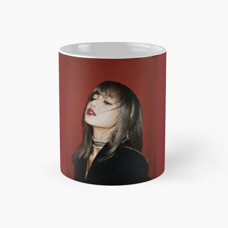 Cốc in hình Lisa BlackPink Kill This Love cốc sứ có quai