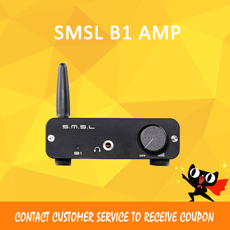 Quà Tặng Trị Giá 399K - SMSL Audio B1 - Bộ DAC Giải Mã Âm Thanh Bluetooth 4.2 NFC aptX S.M.S.L B1 - DAC Bluetooth 4.2 &amp; NFC, aptX. - Dac Bluetooth 4.2 &amp; NFC, aptX, SMSL Audio B1 - Hàng Chính Hãng