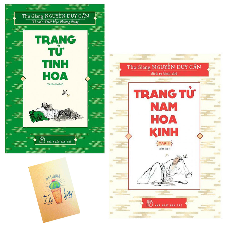 Hình ảnh Combo Trang Tử Tinh Hoa và Trang Tử Nam Hoa Kinh(Tặng Kèm Sổ tay Xương Rồng)