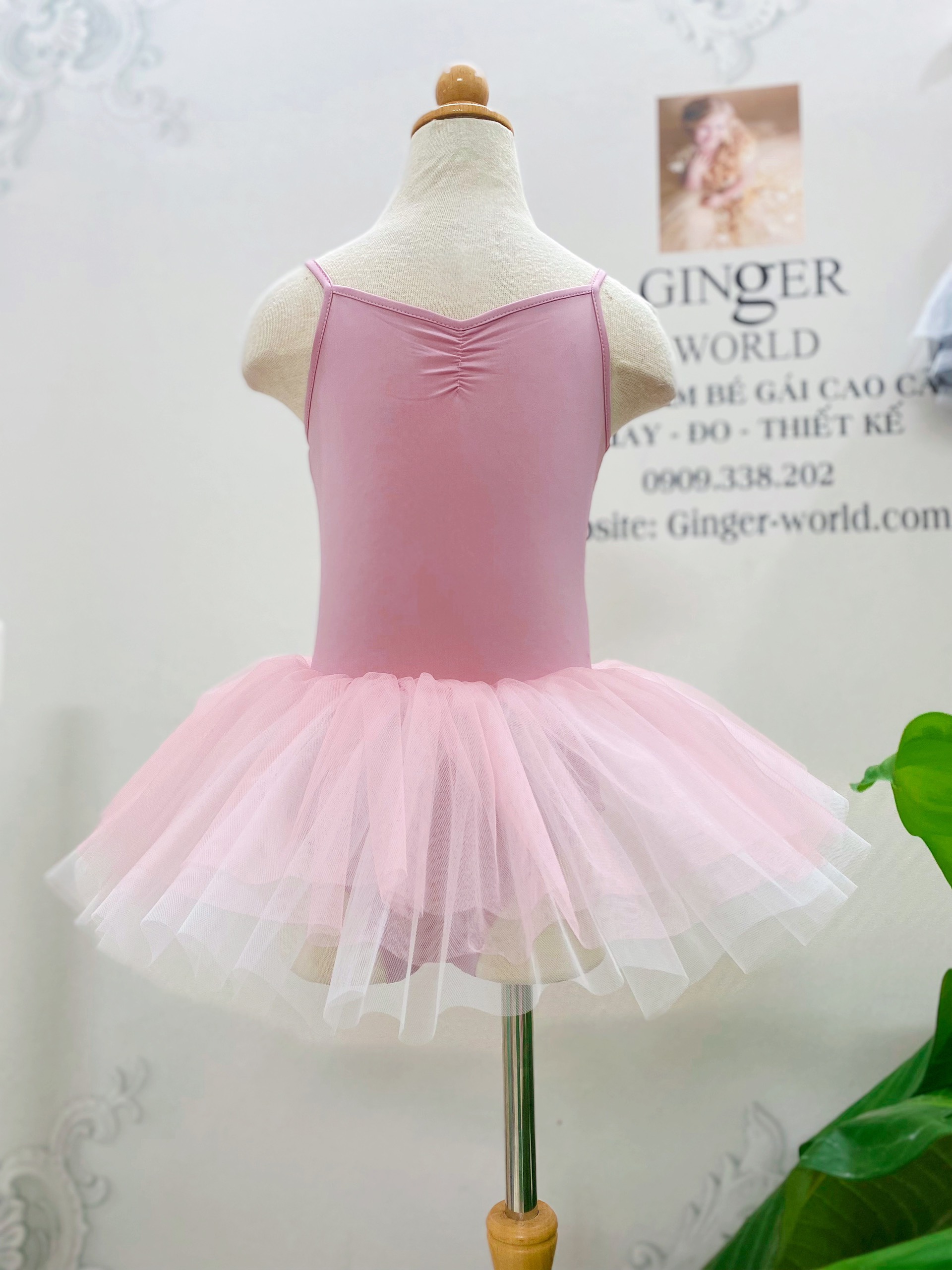 ĐẦM MÚA BALLET CHO BÉ PD400 GINGER WORLD