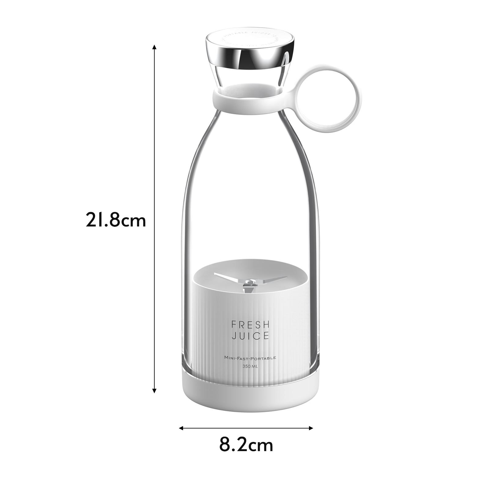 Máy xay sinh tố mini mini cầm tay 350ml Cup Juicer không dây sạc 4 lưỡi làm sinh tố, nghiền thức ăn cho trẻ em