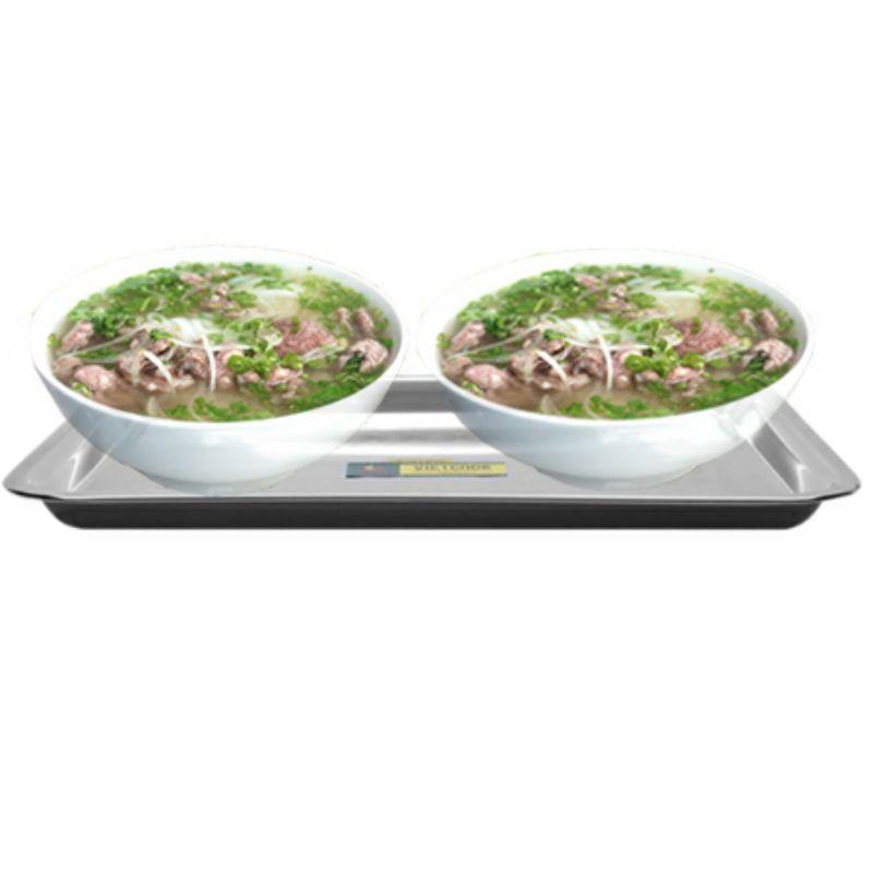 Mâm chữ nhật inox cao cấp size 30× 40 ;35×50 ,hàng dày dặn chắc chắn loại 1