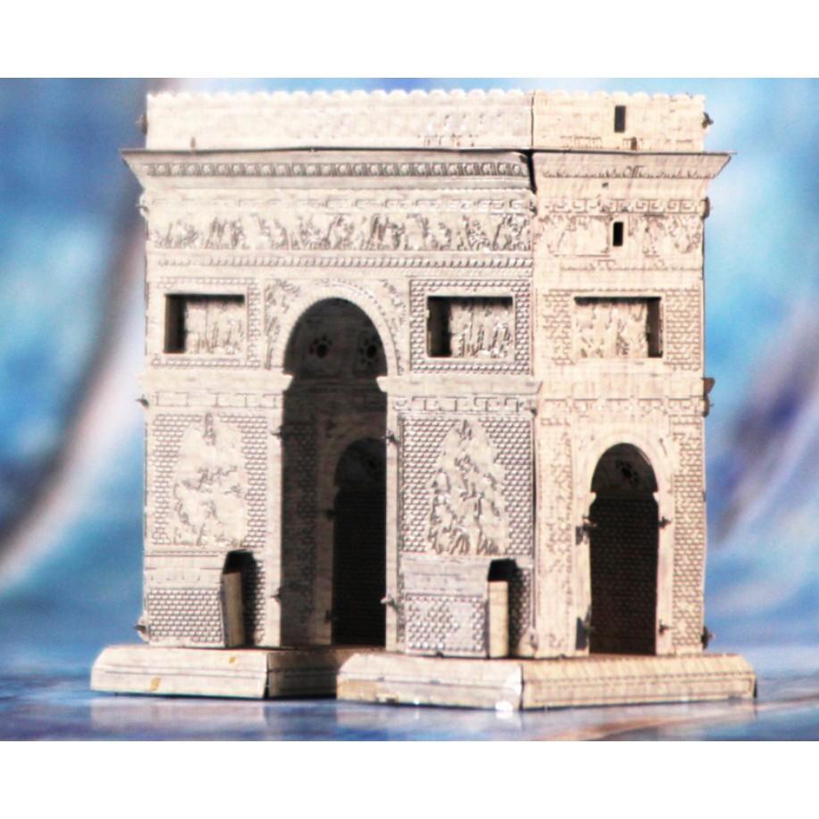 Mô hình lắp ghép kim loại 3d kiến trúc màu cỡ nhỏ giá tốt