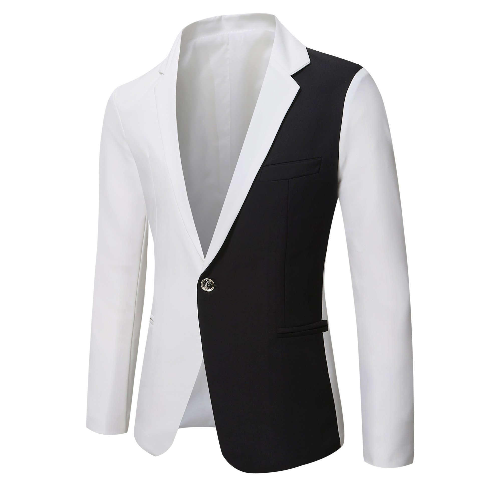 Áo Vest nam, áo vest phối 2 màu đen trắng cho các chàng trai thích sự khác biệt không kém phần sang trọng tinh tế N42
