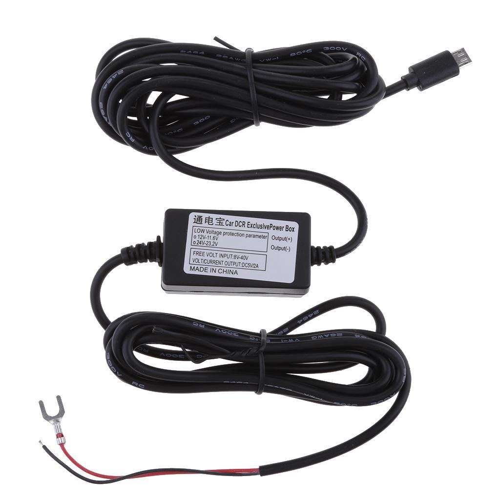 Micro USB 3.5m Power Inverter Converter for Car  DVR