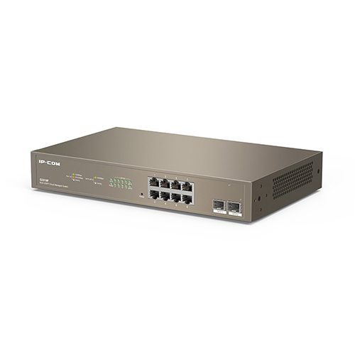 Switch Tenda L2 Managed G3310F (8P Giga + 2P SFP, 13' crack) – Hàng Chính Hãng