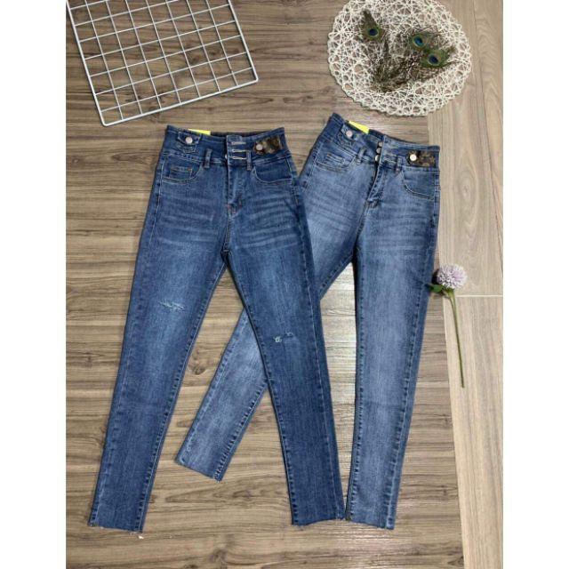 Combo 2 quần jeans dài dáng ôm