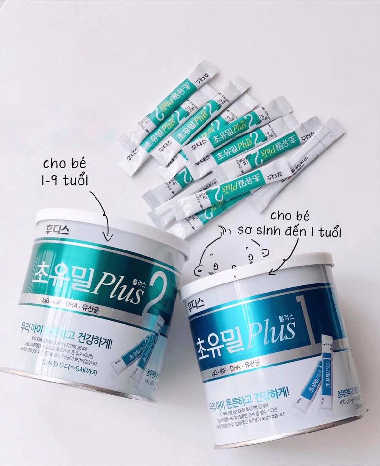 Sữa non cho trẻ sơ sinh từ 0 -12 tháng Ildong Colostrum Meal Plus 1 tăng kháng thể và giảm trẻ em còi xương, suy dinh dưỡng - OZ Slim Store