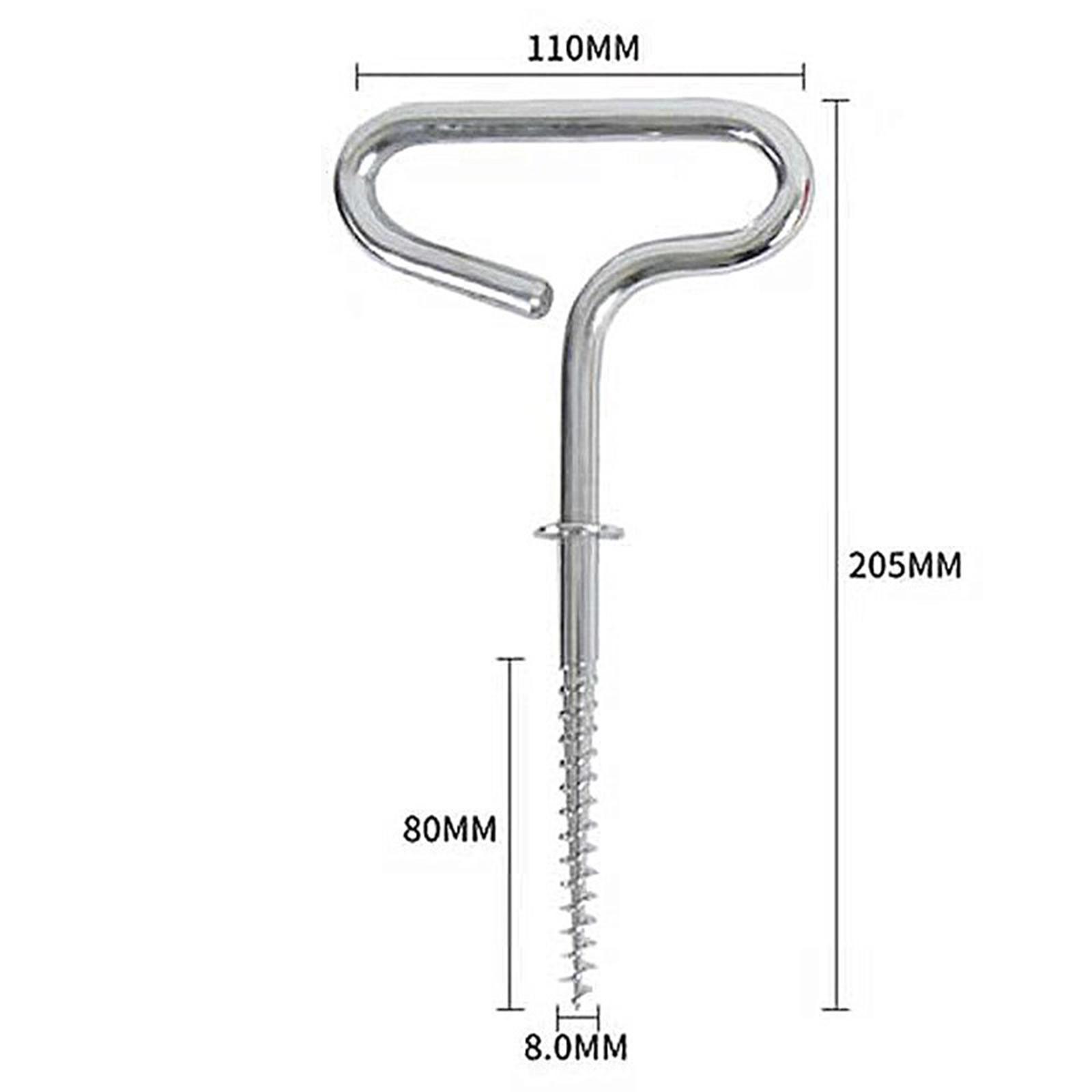 Ice Fishing Tent Nail for Outdoor Camping, Tent Threaded Pegs, Ice Fishing Shelter Stake Nails