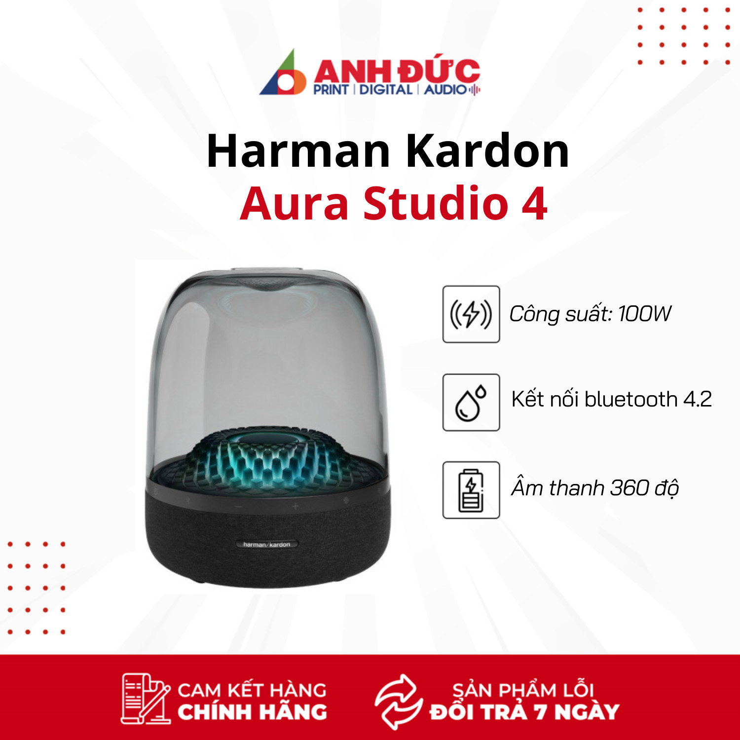 Loa Harman Kardon Aura Studio 4 - Hàng Chính Hãng PGI