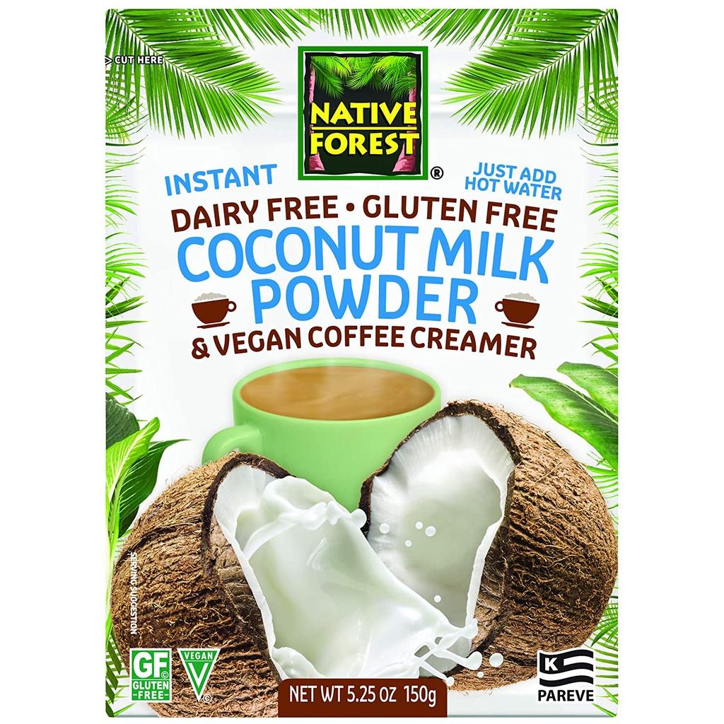 BỘT CỐT DỪA - KEM CAFE Native Forest Coconut Milk Powder, Coffee Creamer, Vegan &amp; Gluten Free, 150g (5.25 Ounce)