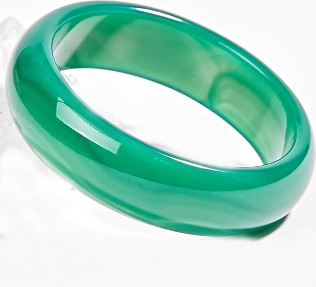 Vòng Mã Não Xanh Over-Size Ni 60 Ngọc Quý Gemstones