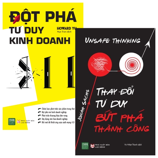 Combo Đột Phá Tư Duy Kinh Doanh + Thay Đổi Tư Duy Bứt Phá Thành Công