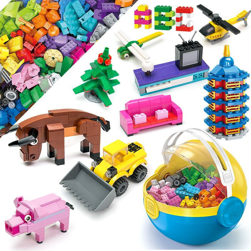 Bộ Lắp Ghép Lego Vuông Đa Chủ Đề Với 460 Chi Tiết - Chính hãng