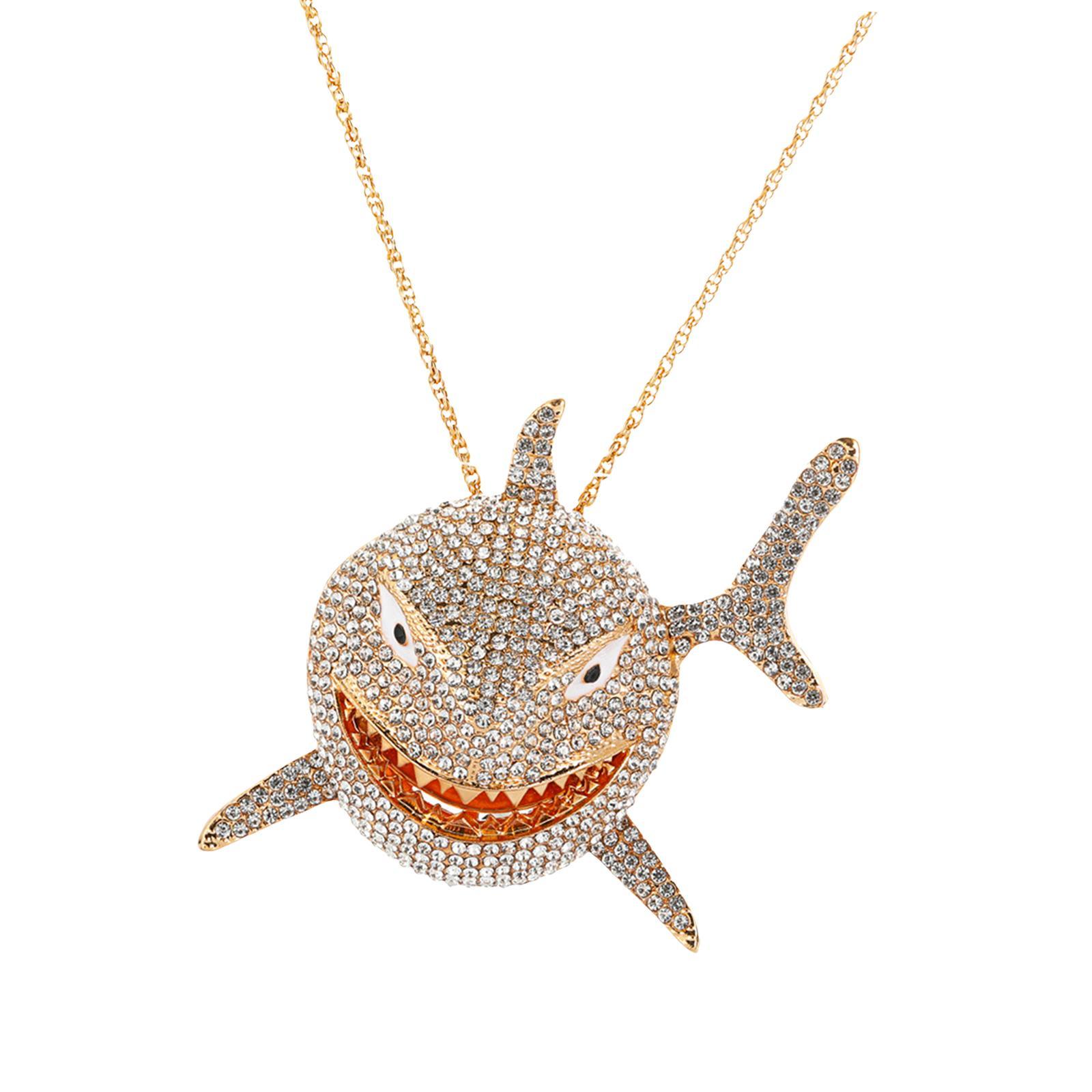 Hip Hop Large Pendant Necklace Punk Animal Fashion for Men Women