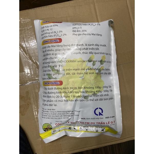 Phân Bón Mai bổ sung tricoderma chuyên dùng cho cây mai gói 1kg