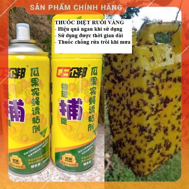 Diệt ruồi vàng, côn trùng  450ml - Hiệu quả ngay khi sử dụng