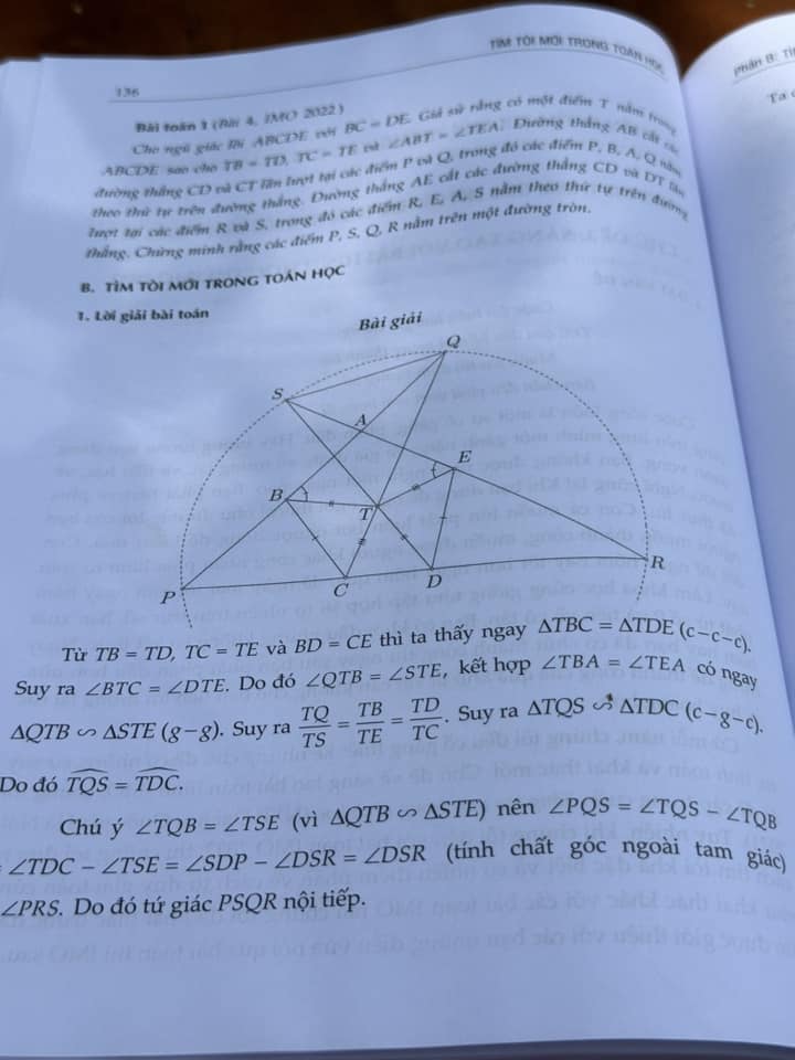 Sách - Tìm tòi mới trong toán học (sách dành cho học sinh chuyên toán THCS, THPT)