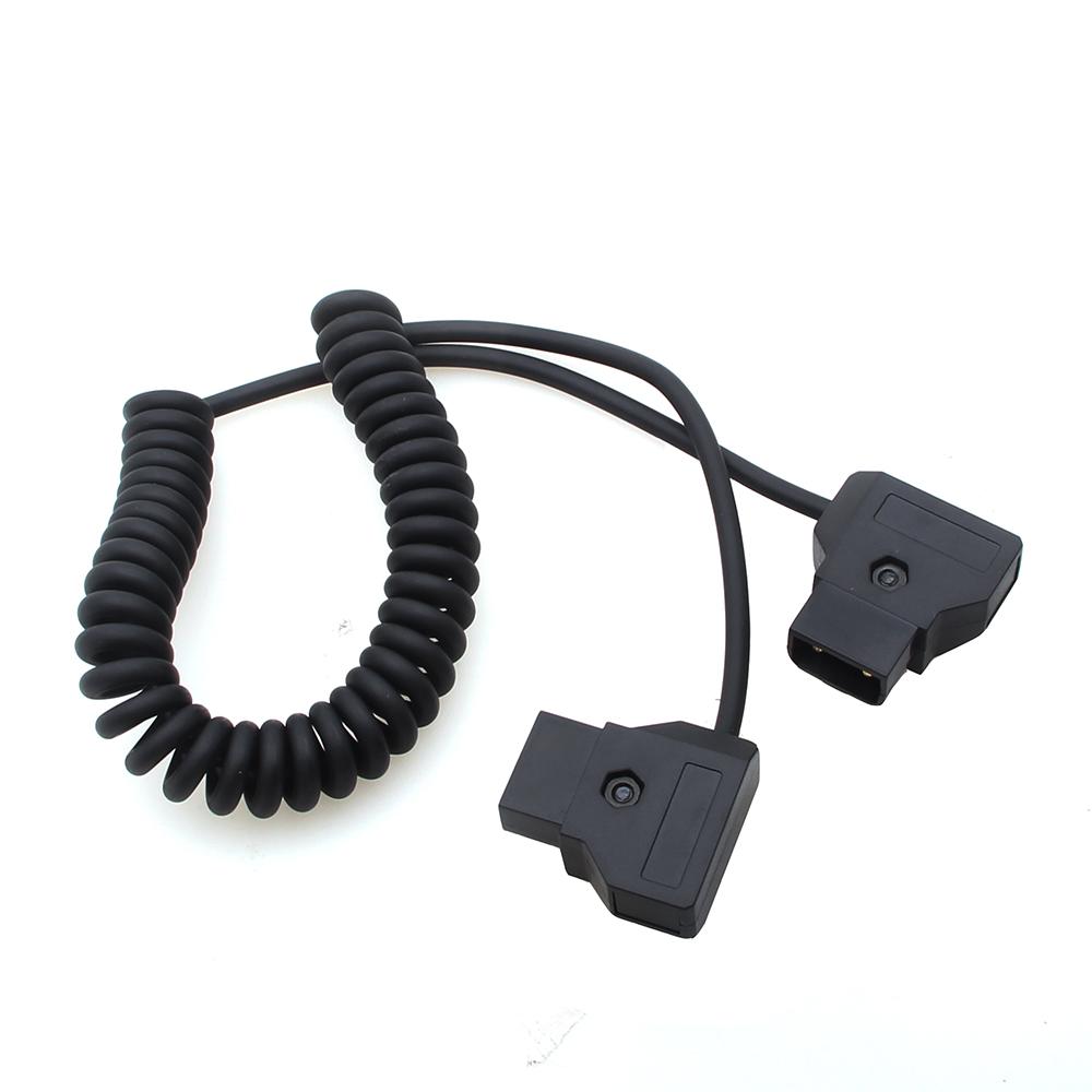 Coiled D - TAP to Dtap M / M Cable for DSLR