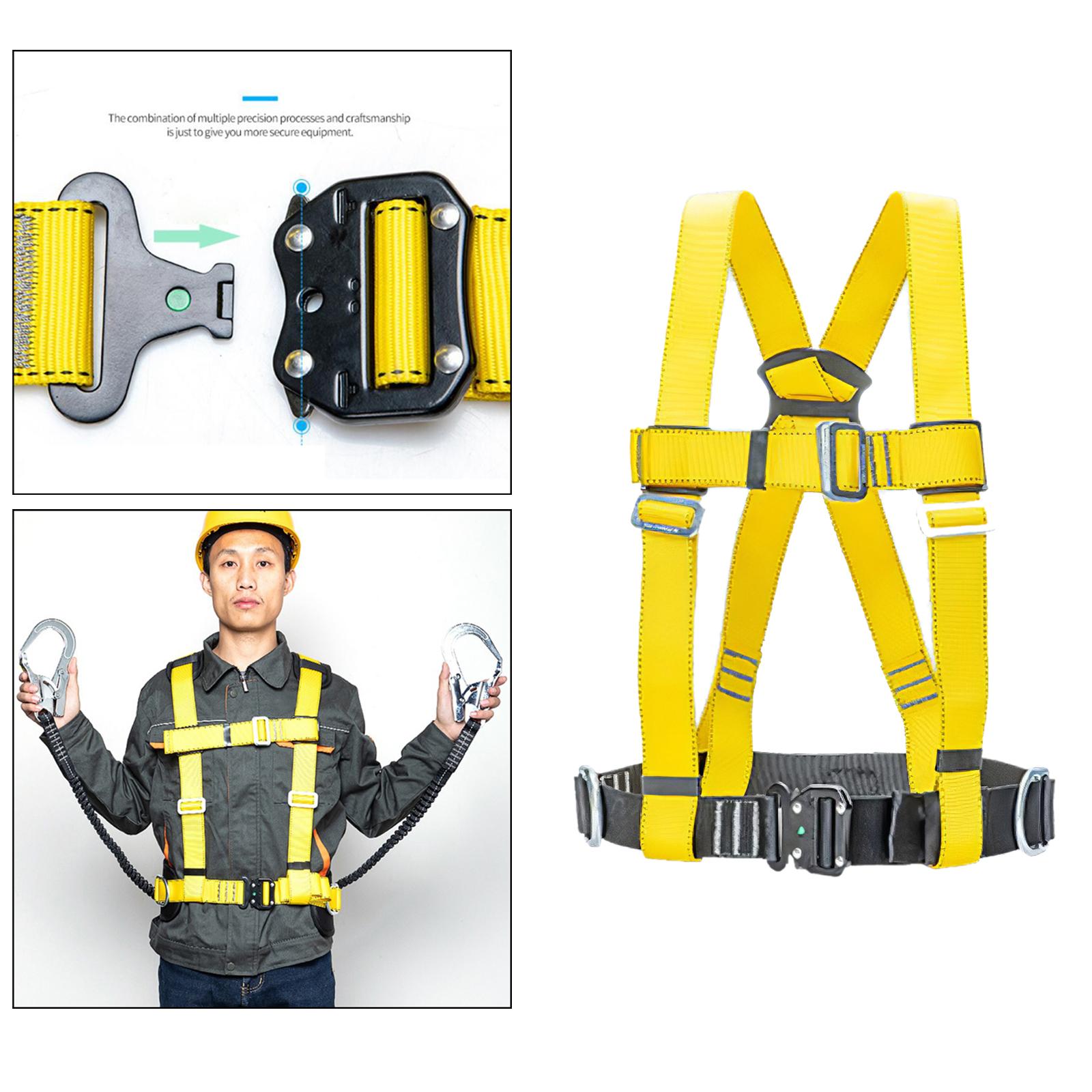 Half Body Waist Safety Belt Harness Survival Rope Explore Aerial Work A