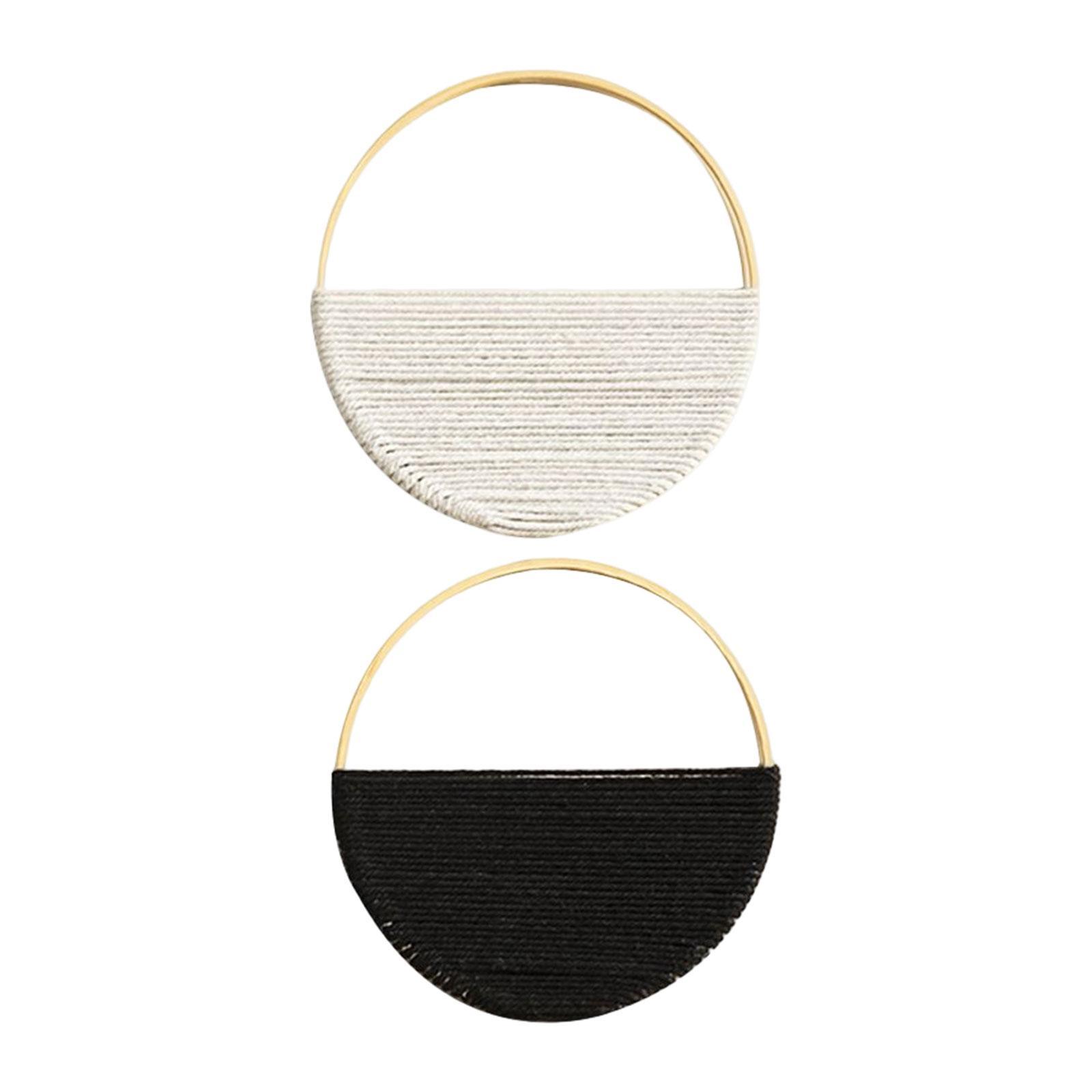 Bohemian Wall Decoration Pendant Double Circle for Apartment Home Decor