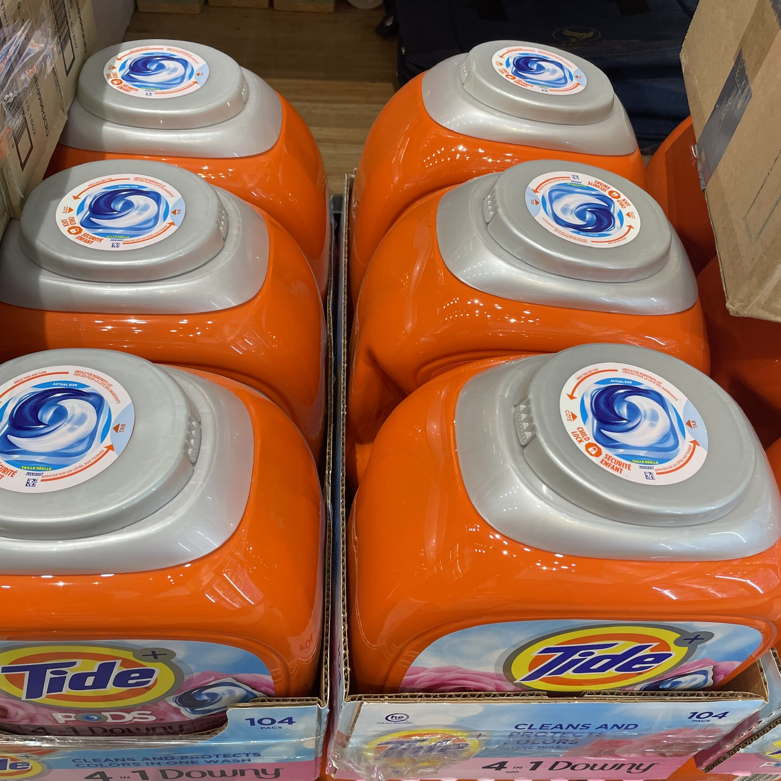 Viên Giặt Tide Pods 4in1 Downy April Fresh 104 viên 2.7kg Hàng Nhập Mỹ