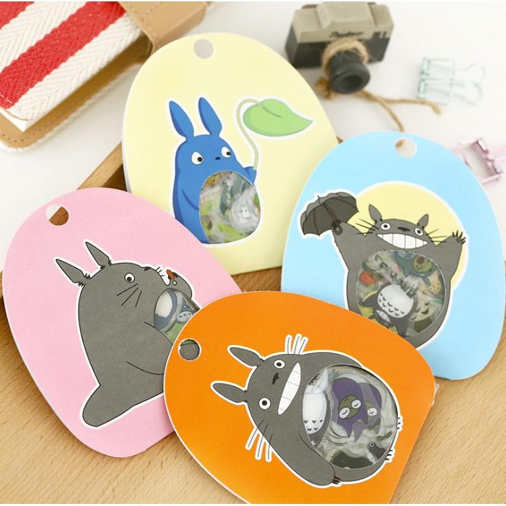 Bịch 60 Miếng Nhãn Dán Sticker Dán Trang Trí Totoro