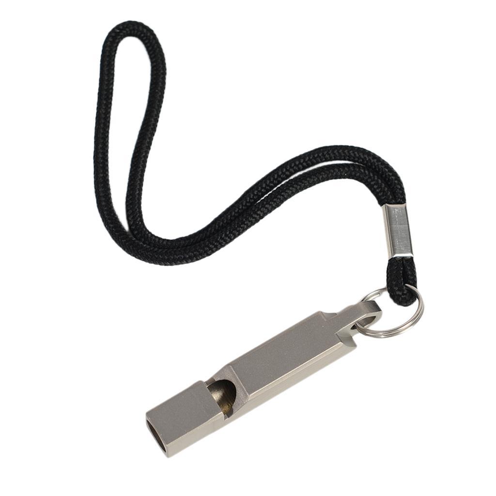 High Pitch Emergency Survival Whistle, Outdoor Keychain Whistle Single Tube Whistle for Rescue Survival