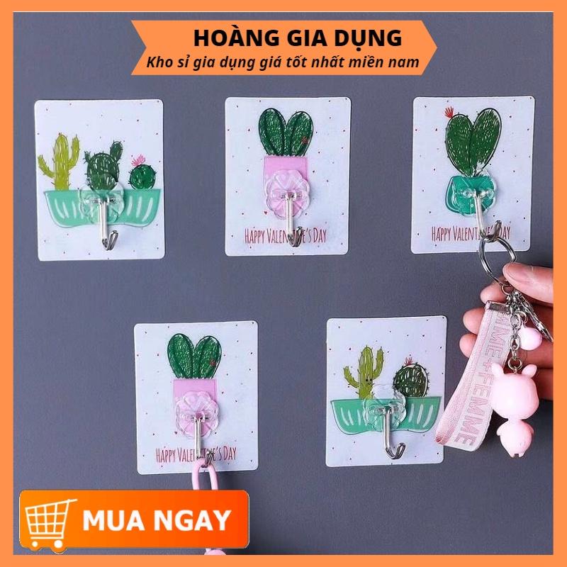 Móc Dán Tường Treo Quần Áo Chịu Lực 3D Họa Tiết Siêu Bền Siêu Chắc Đa Năng H002