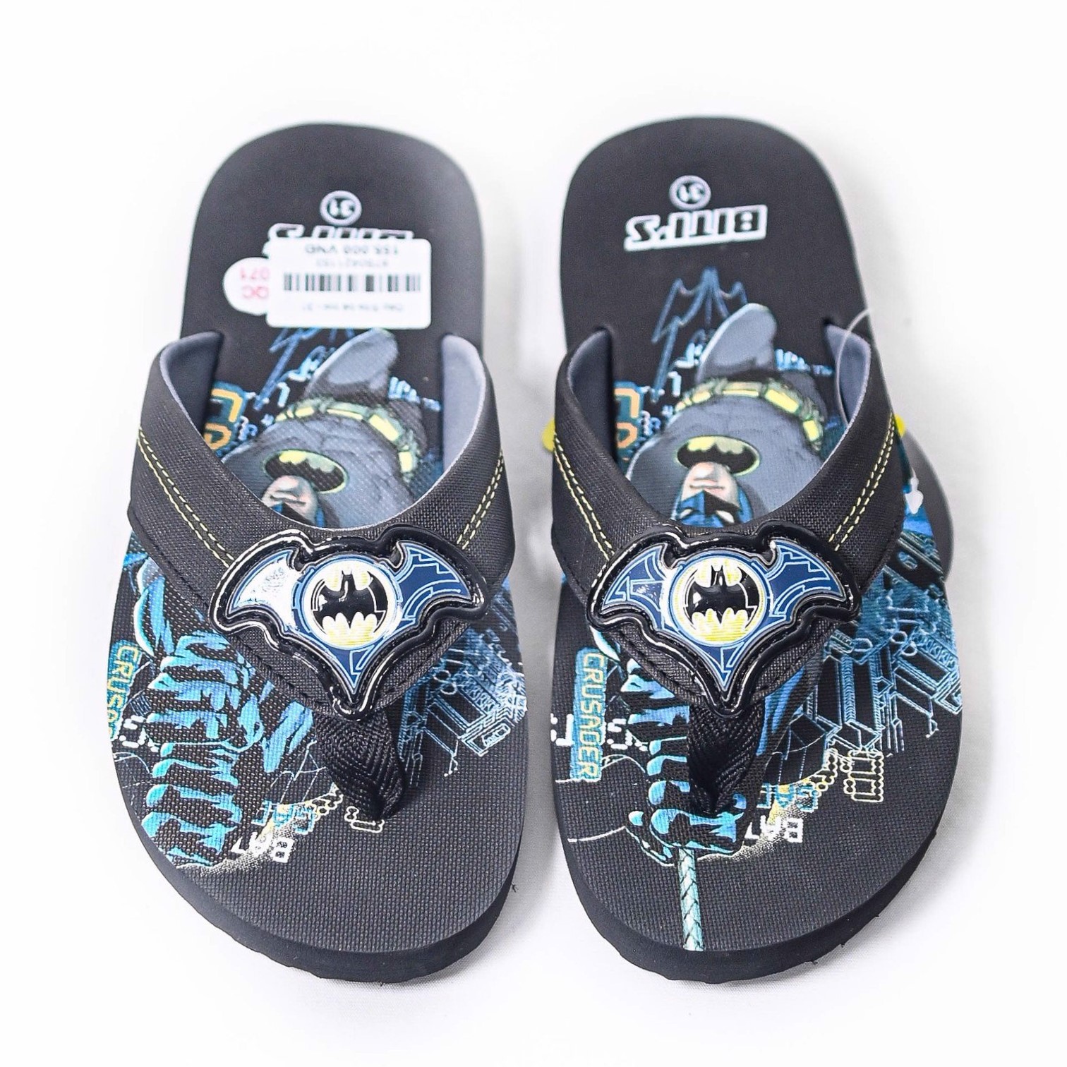 DÉP KẸP XỐP BÉ TRAI BITI HOẠT HÌNH NGƯỜI DƠI BATMAN DXB128899 (ĐEN + ĐỎ) - BITI 21760