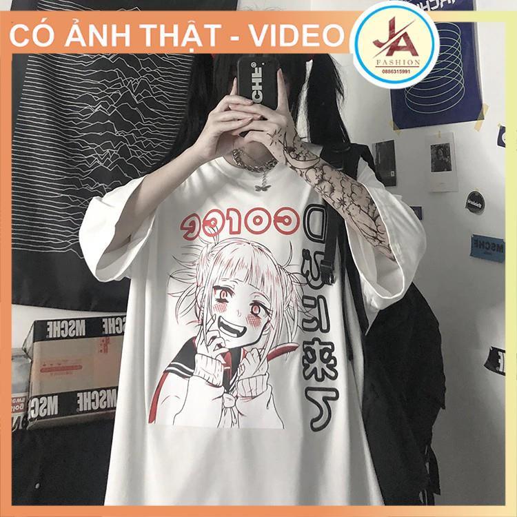 Áo Thun Nữ in hình Anime HIMIKO TOGA core chất cotton thoáng mát ,áo phông ngắn tay JASHOP JASHOP