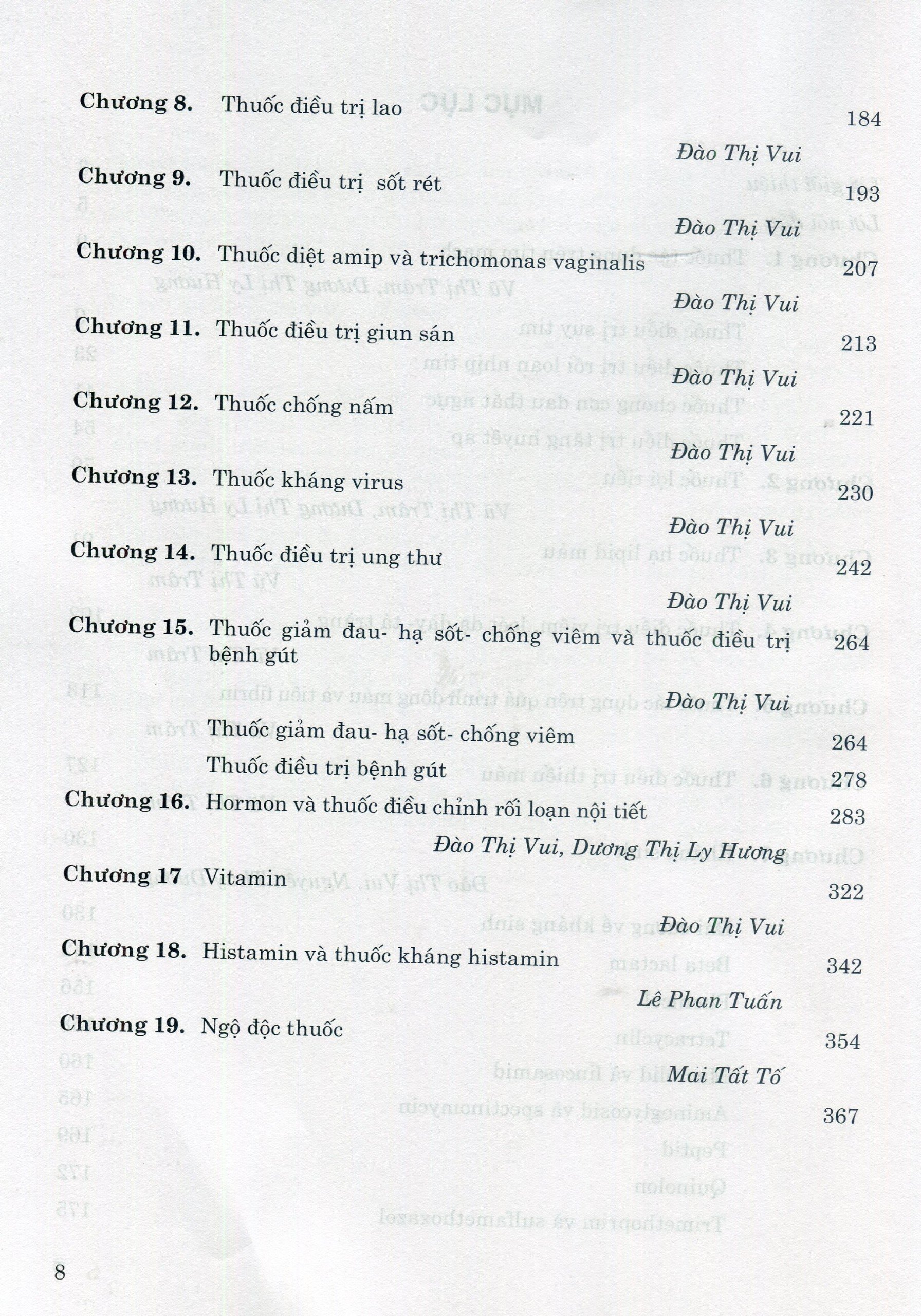 Dược Lý Học - Tập 2 (Sách Đào Tạo Dược Sĩ Đại Học) (Tái bản lần thứ hai có sửa chữa)