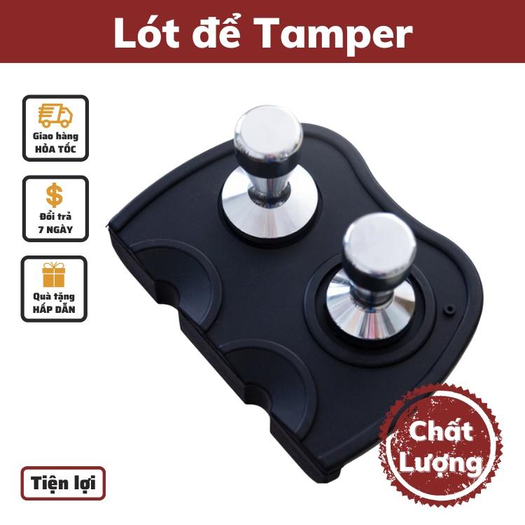 Thảm lót silicon cho Tamper 58mm 53mm 51mm chống trượt chuyên dụng cho pha cà phê máy espresso phù hợp với mọi mặt bàn