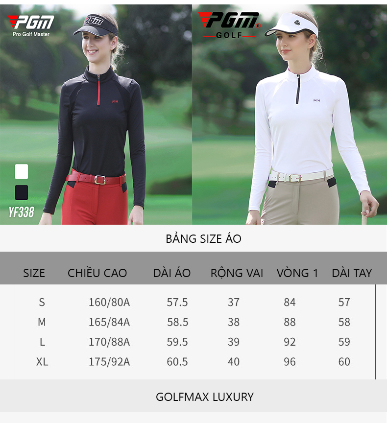 Áo dài tay Golf nữ YF338