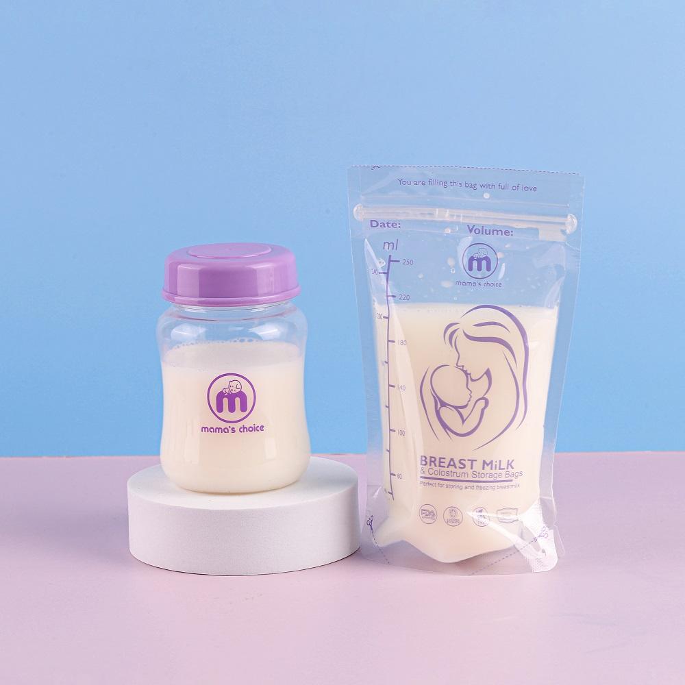 Combo Bình Trữ Sữa và Túi Trữ Sữa Mama’s Choice, Bảo Quản và Trữ Sữa Mẹ, Kiểm Định An Toàn Quốc Tế Bureau Veritas