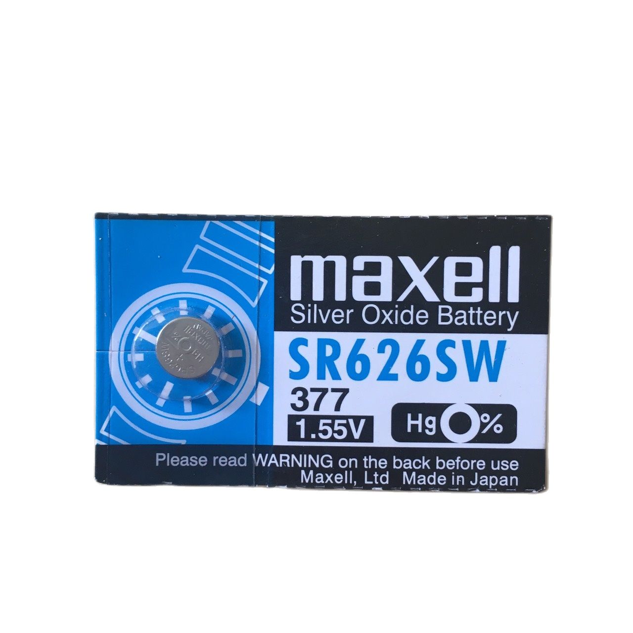 Pin Nhật Maxell SR626SW / SR626 / 626 / 377 / LR626 / AG4 Chính Hãng 1 Viên