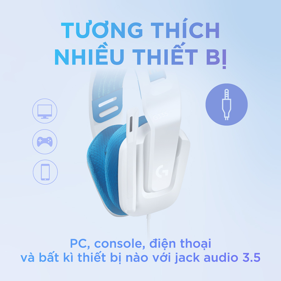 Tai Nghe Gaming Có Dây Logitech G335 - Màu