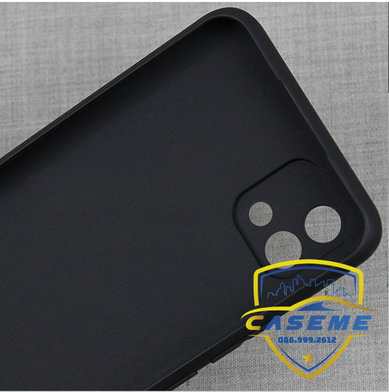 Ốp lưng dành cho OPPO A16K silicon dẻo màu đen bảo vệ camera chống sốc cao cấp