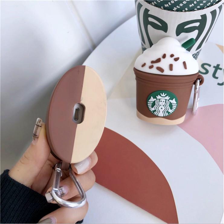 Vỏ bảo vệ bao đựng tai nghe Coffee Starbucks dành cho airpod 1/2/pro 