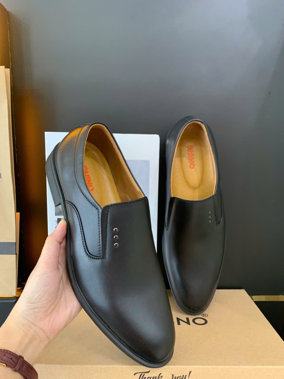 GIÀY TÂY NAM CAO CẤP PABNO PN18022 – SANG TRỌNG, NAM TÍNH