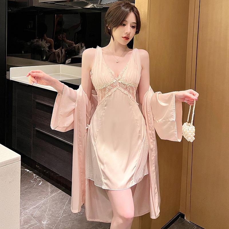 Đầm Ngủ Lụa Quý Phái (Không kèm áo choàng) - B.Lingerie