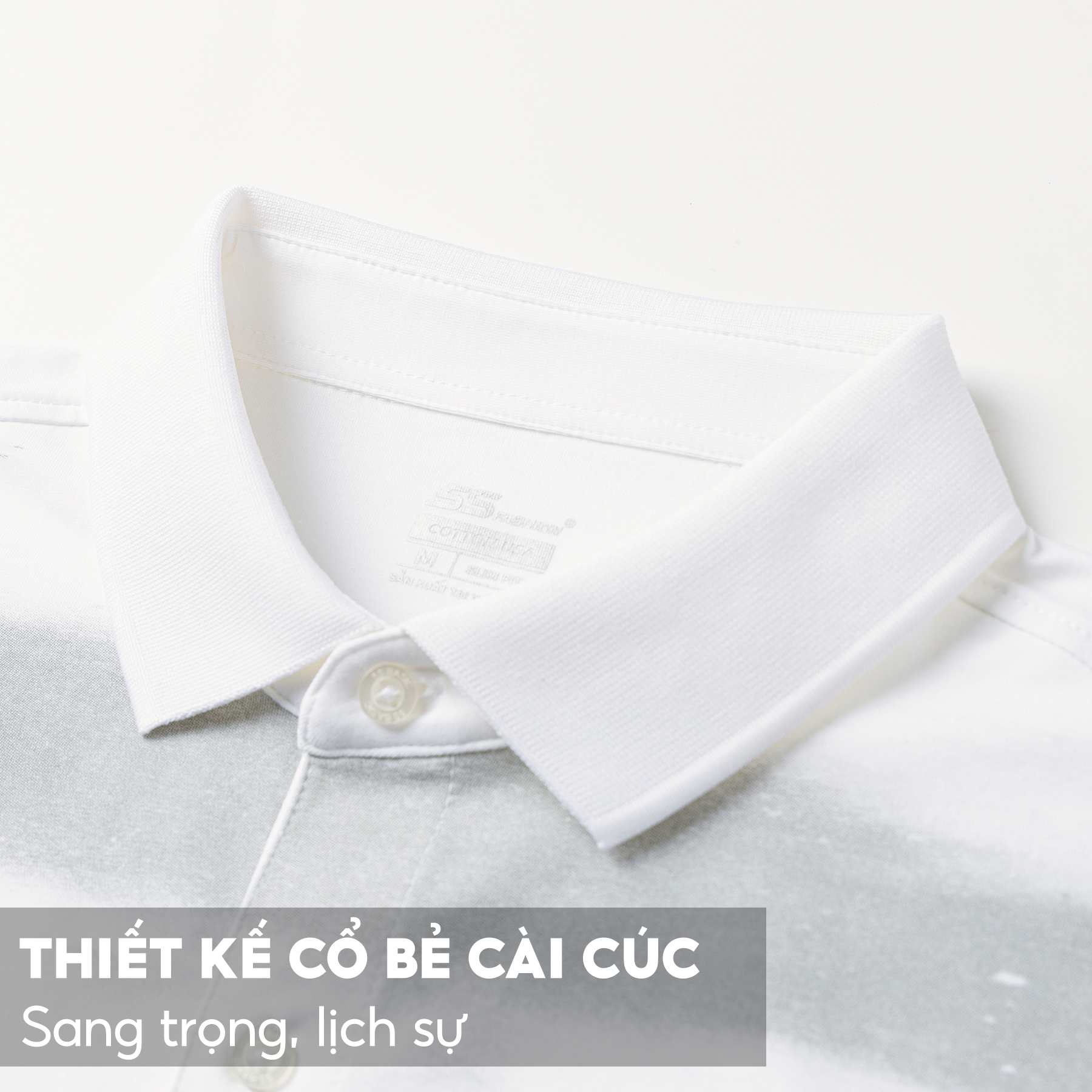 Áo Polo Nam 5S Premium, Chất Cotton Cao Cấp, Mát, Thấm Hút Tốt, Thiết Kế In Sọc Ngang Phong Cách (APC23024)