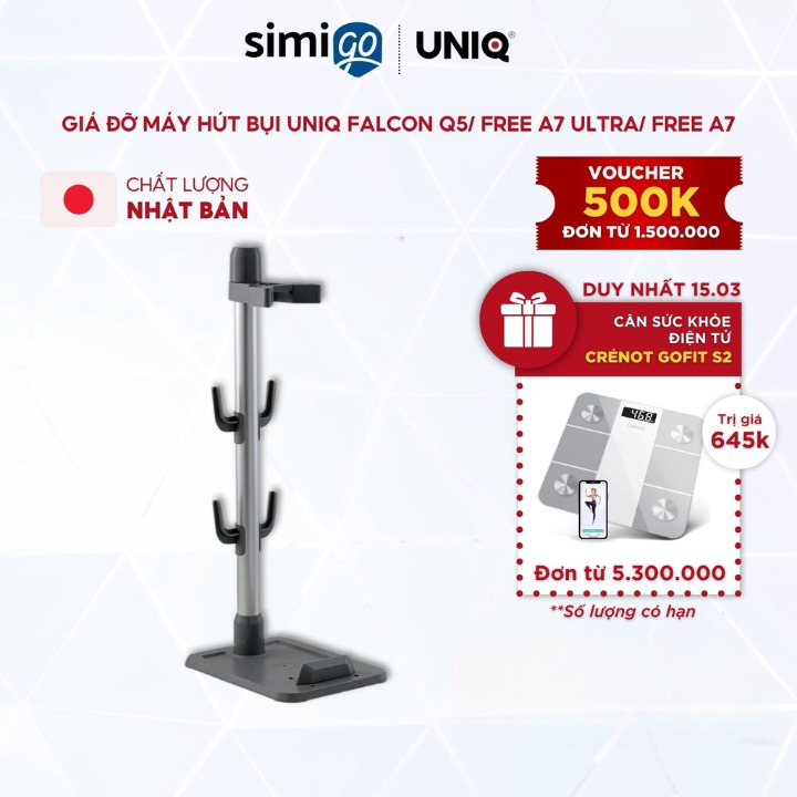 Giá Đỡ Máy Hút Bụi Cầm Tay Không Dây UNIQ Free A7 Free A7 Ultra Falcon Q5 Flex X7 tháo lắp gọn gàng siêu nhẹ đa năng