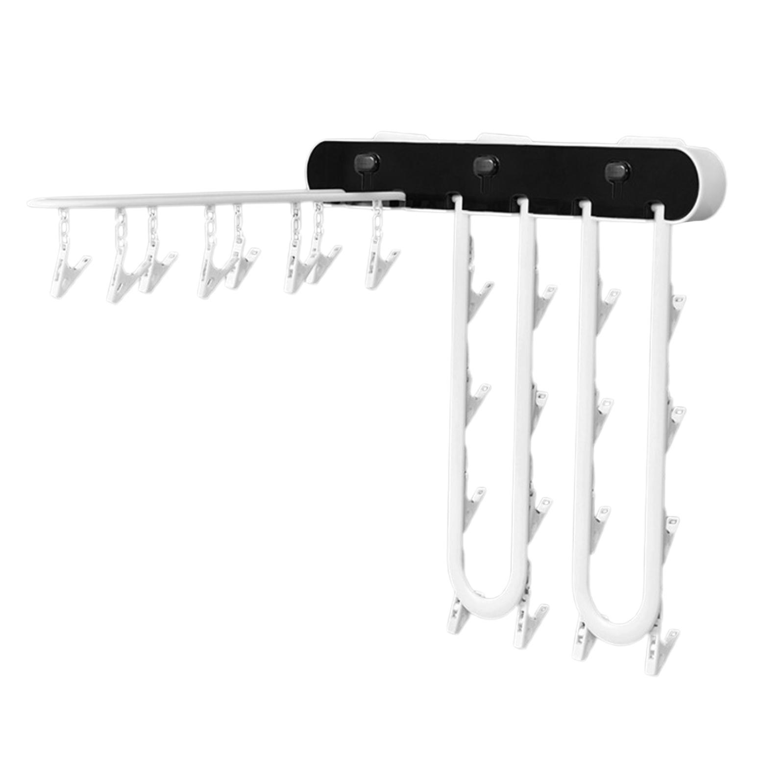 Underwear Hanger Closet Organiser Sock Clip for Baby Clothes Ties Free Drill