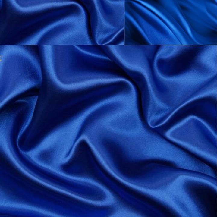 Ga - Drap Giường Lẻ Phi Lụa Cao Cấp Màu Xanh Biển