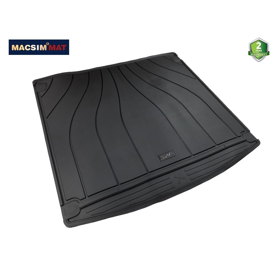 Thảm lót cốp xe ô tô Porsche Cayenne 2018+ nhãn hiệu Macsim 3W chất liệu TPE cao cấp màu đen