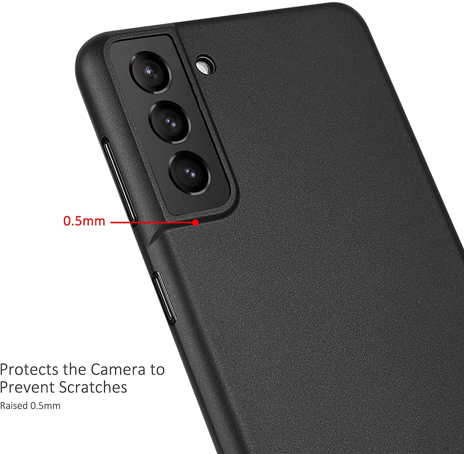 Ốp lưng nhám chống sốc siêu mỏng 0.3mm cho Samsung Galaxy S21 Plus hiệu Memumi - hàng nhập khẩu